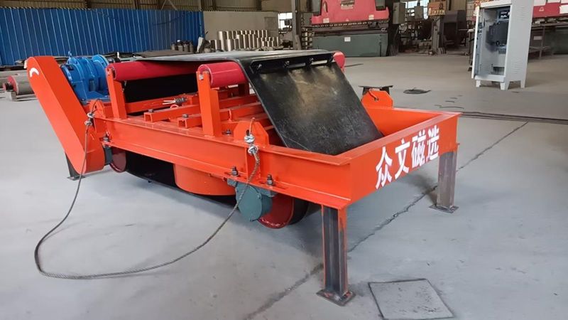 帶式除鐵器的帶速設(shè)計主要取決因素